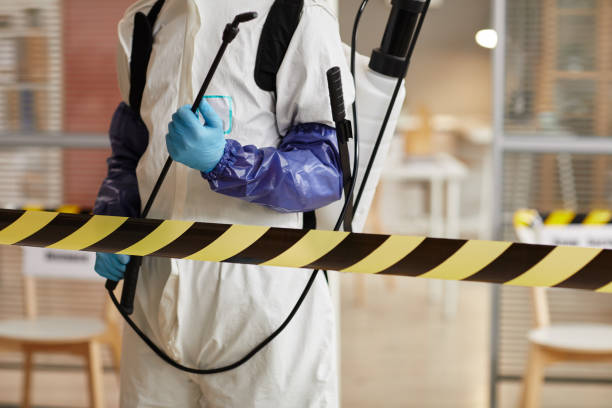 Professional Blood Cleanup technician working in Mount Summit, IN